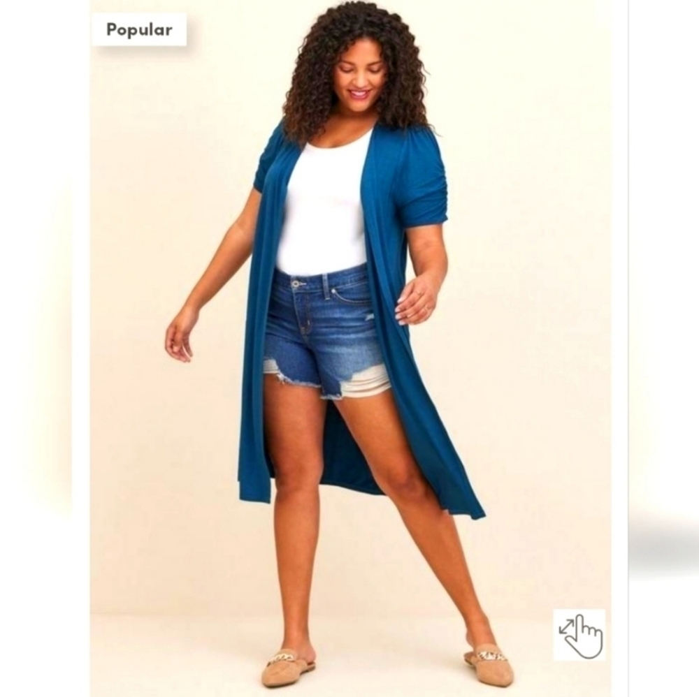 Torrid Fit & Flare Duster Cardigan 5X